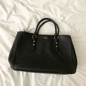 Kate Spade Mulberry Street Leighann Satchel Pebble Leather